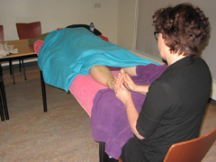 Voetreflexzone massage